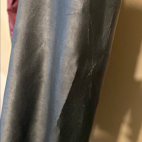 Bebe Red and Black Trench Coat with Sleek Design - Picture 11 of 14